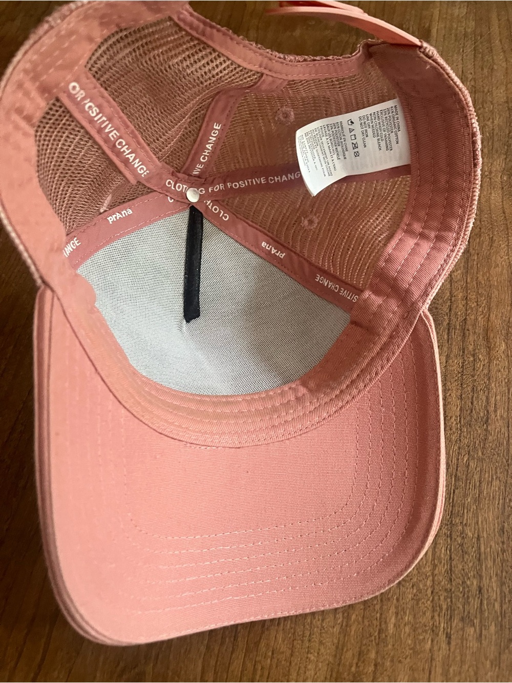 Prana Striped Pastel Trucker Hat - Pink & Blue - Picture 3 of 4
